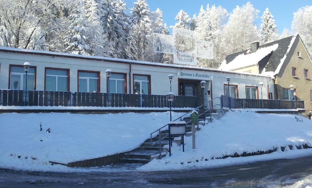 Pension Und Berggasthaus Kapellenstein Geyer ภายนอก รูปภาพ